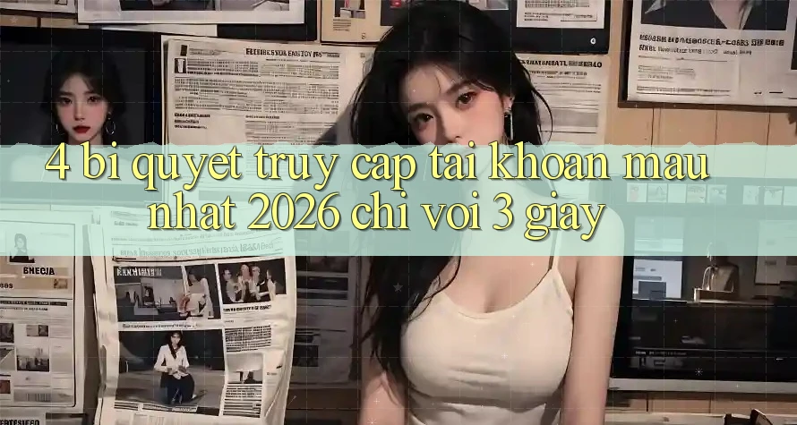 4. Bí Quyết Truy cập tài khoản Mau Nhất 2026 - Chỉ Với 3 Giây