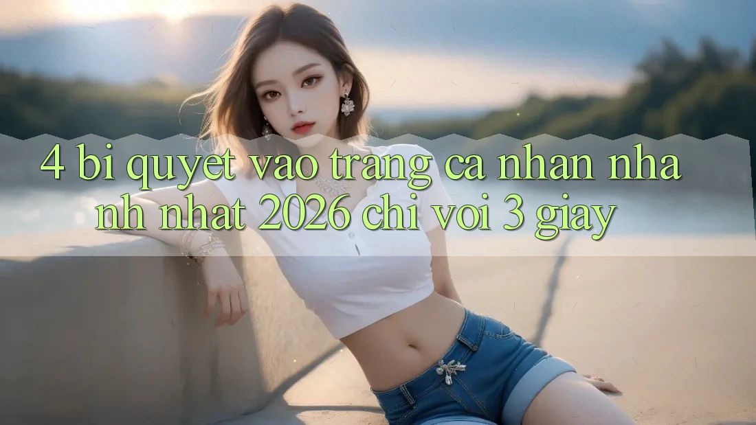 4. Bí Quyết Vào trang cá nhân Nhanh Nhất 2026 - Chỉ Với 3 Giây 4. Bí Quyết Vào trang cá nhân Nhanh Nhất 2026 - Chỉ Với 3 Giây