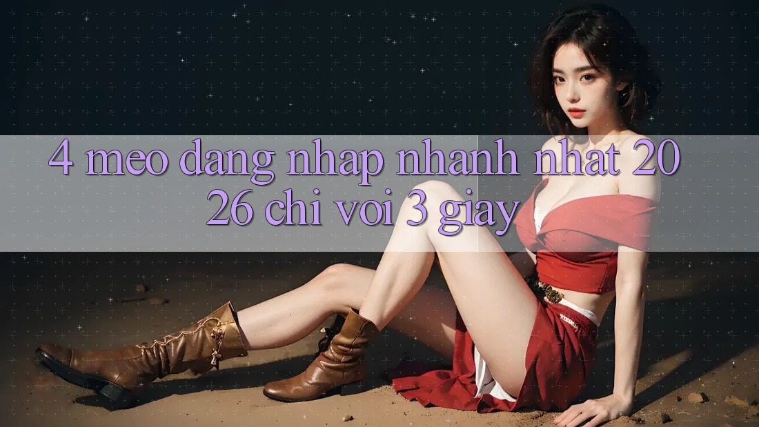 4. Mẹo Đăng Nhập Nhanh Nhất 2026 - Chỉ Với 3 Giây 4. Mẹo Đăng Nhập Nhanh Nhất 2026 - Chỉ Với 3 Giây
