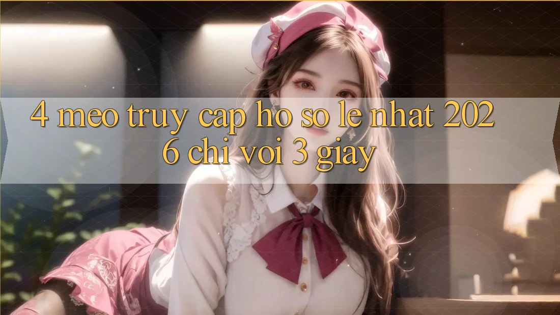 4. Mẹo Truy cập hồ sơ Lẹ Nhất 2026 - Chỉ Với 3 Giây 4. Mẹo Truy cập hồ sơ Lẹ Nhất 2026 - Chỉ Với 3 Giây