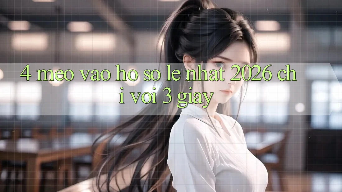 4. Mẹo Vào hồ sơ Lẹ Nhất 2026 - Chỉ Với 3 Giây 4. Mẹo Vào hồ sơ Lẹ Nhất 2026 - Chỉ Với 3 Giây