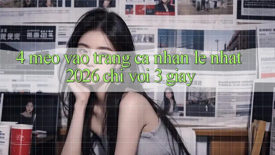 4. Mẹo Vào trang cá nhân Lẹ Nhất 2026 - Chỉ Với 3 Giây 4. Mẹo Vào trang cá nhân Lẹ Nhất 2026 - Chỉ Với 3 Giây