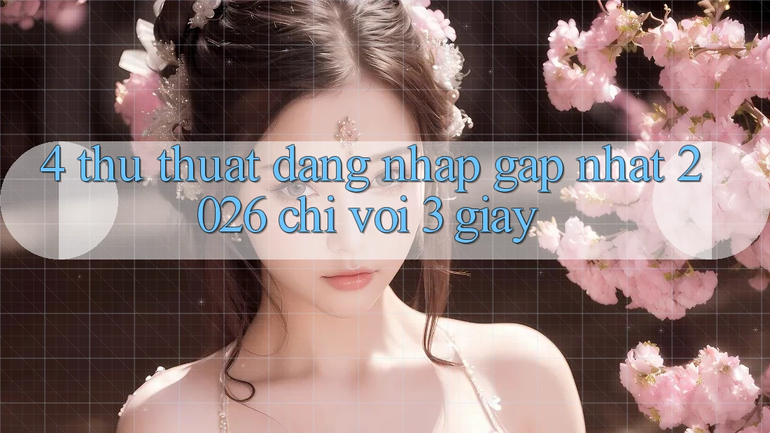 4. Thủ thuật Đăng Nhập Gấp Nhất 2026 - Chỉ Với 3 Giây 4. Thủ thuật Đăng Nhập Gấp Nhất 2026 - Chỉ Với 3 Giây