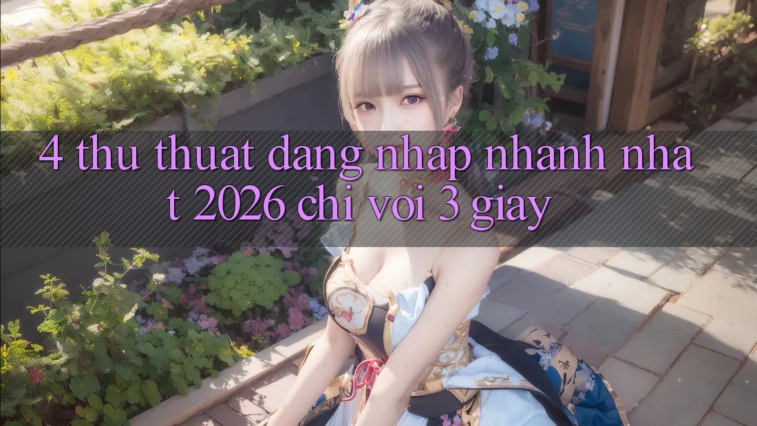 4. Thủ thuật Đăng Nhập Nhanh Nhất 2026 - Chỉ Với 3 Giây 4. Thủ thuật Đăng Nhập Nhanh Nhất 2026 - Chỉ Với 3 Giây