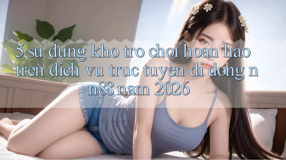 5. Sử dụng Kho Trò chơi Hoàn hảo Trên Dịch vụ trực tuyến di động nn88 Năm 2026 5. Sử dụng Kho Trò chơi Hoàn hảo Trên Dịch vụ trực tuyến di động nn88 Năm 2026