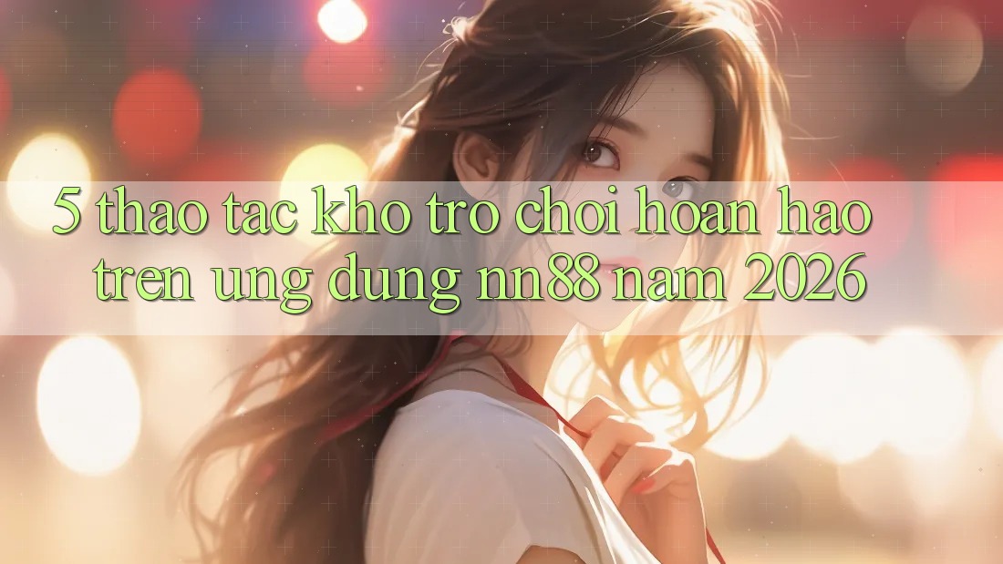 5. Thao tác Kho Trò chơi Hoàn hảo Trên Ứng Dụng nn88 Năm 2026 5. Thao tác Kho Trò chơi Hoàn hảo Trên Ứng Dụng nn88 Năm 2026