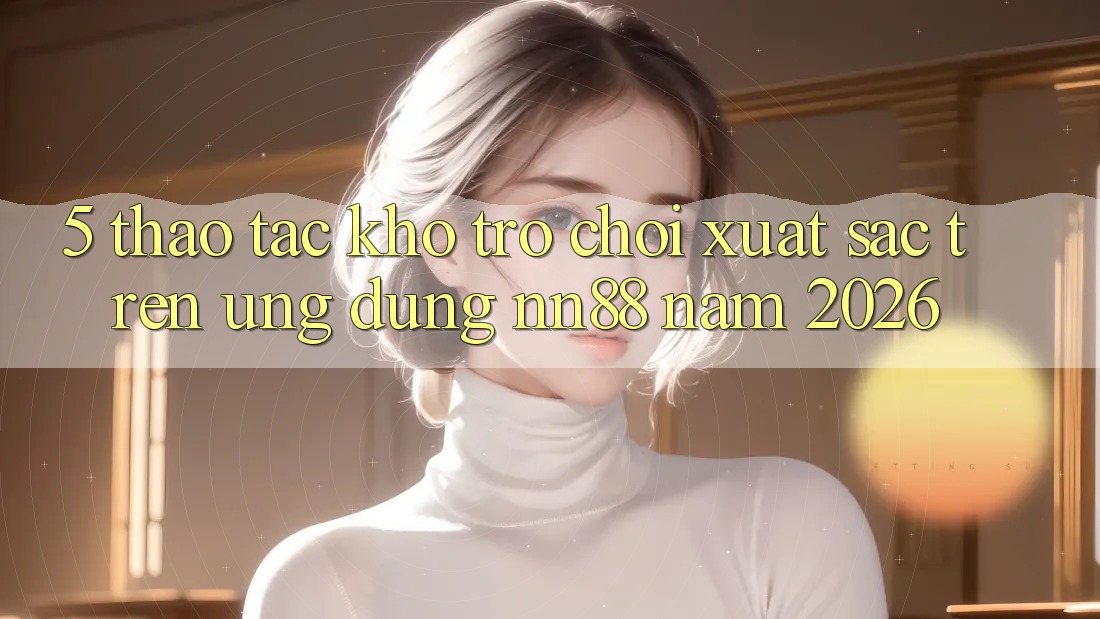 5. Thao tác Kho Trò chơi Xuất sắc Trên Ứng Dụng nn88 Năm 2026 5. Thao tác Kho Trò chơi Xuất sắc Trên Ứng Dụng nn88 Năm 2026