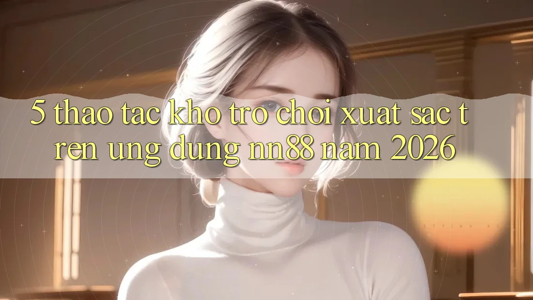 5. Thao tác Kho Trò chơi Xuất sắc Trên Ứng Dụng nn88 Năm 2026 5. Thao tác Kho Trò chơi Xuất sắc Trên Ứng Dụng nn88 Năm 2026