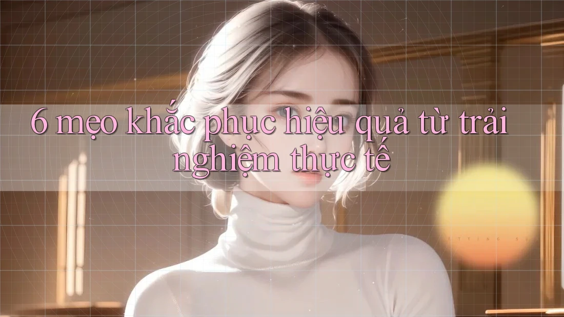 6 mẹo khắc phục hiệu quả từ trải nghiệm thực tế 6 mẹo khắc phục hiệu quả từ trải nghiệm thực tế