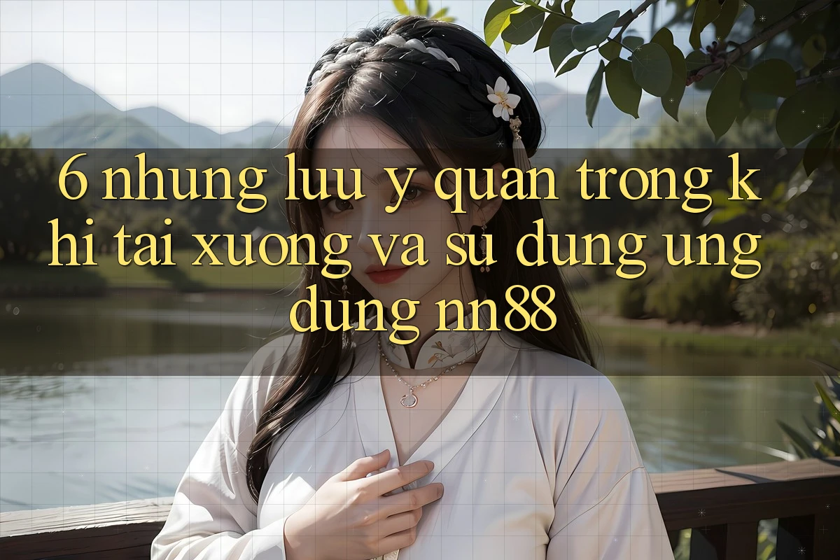 6. Những Lưu Ý Quan Trọng Khi Tải xuống Và Sử Dụng Ứng dụng nn88 6. Những Lưu Ý Quan Trọng Khi Tải xuống Và Sử Dụng Ứng dụng nn88