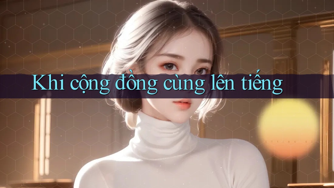 Khi cộng đồng cùng lên tiếng Khi cộng đồng cùng lên tiếng