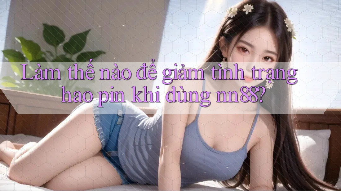 Làm thế nào để giảm tình trạng hao pin khi dùng nn88? Làm thế nào để giảm tình trạng hao pin khi dùng nn88?