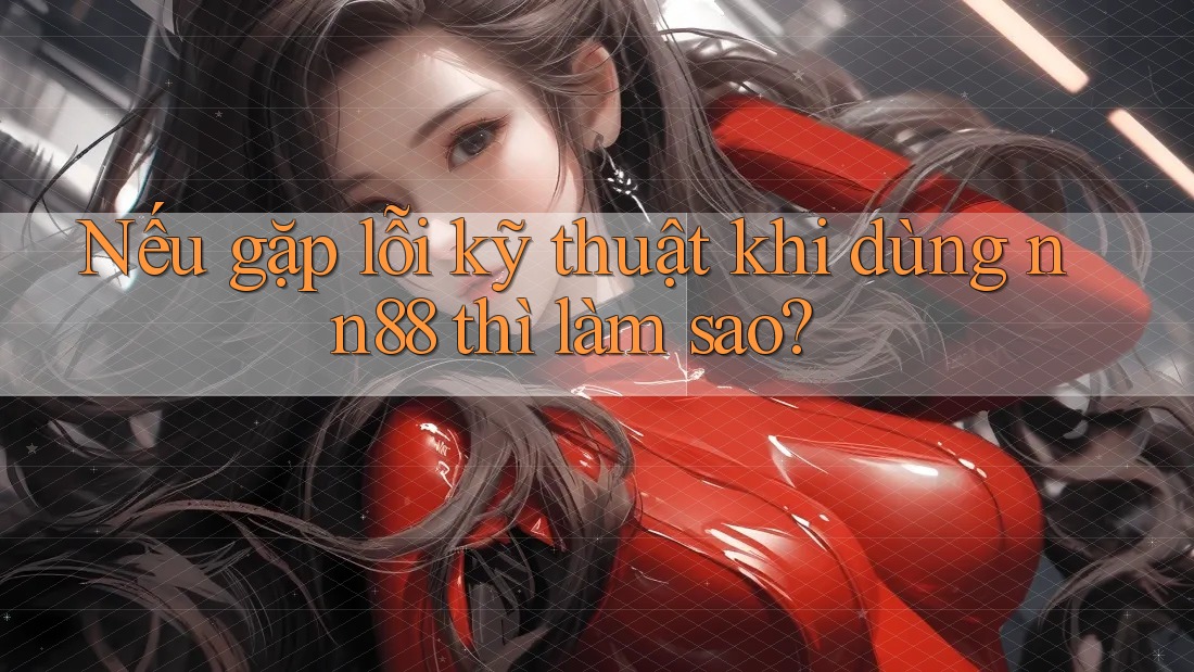 Nếu gặp lỗi kỹ thuật khi dùng nn88 thì làm sao? Nếu gặp lỗi kỹ thuật khi dùng nn88 thì làm sao?