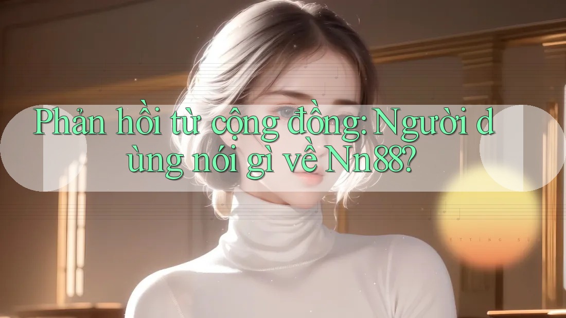 Phản hồi từ cộng đồng – người dùng nói gì về nn88? Phản hồi từ cộng đồng – người dùng nói gì về nn88?
