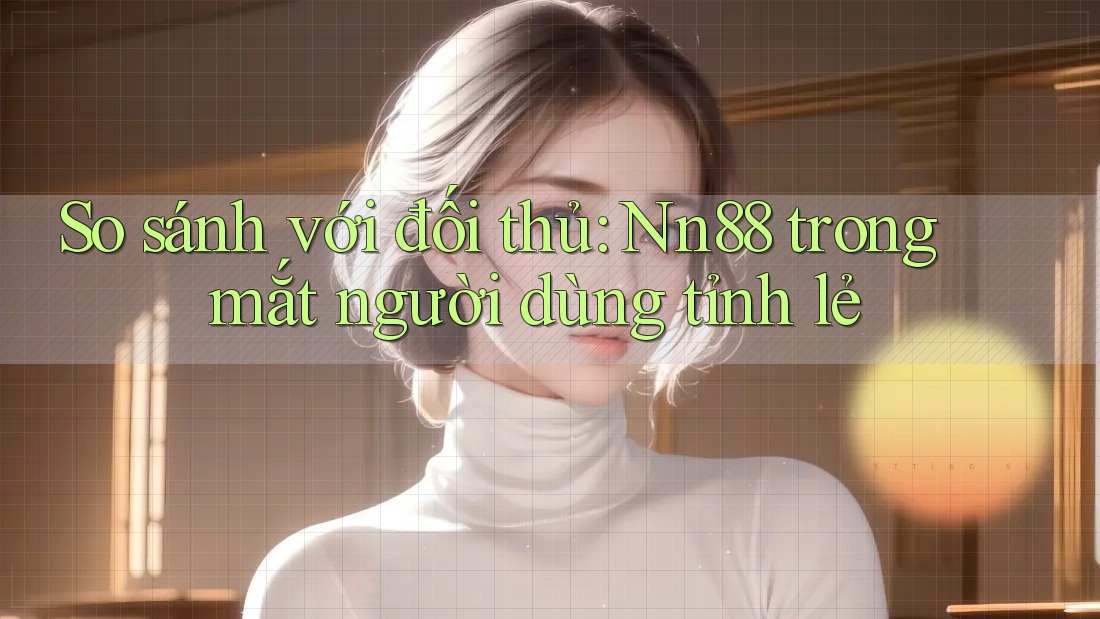 So sánh với đối thủ: Nn88 trong mắt người dùng tỉnh lẻ