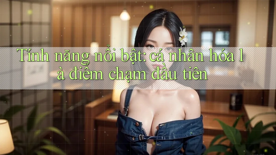 Tính năng nổi bật: cá nhân hóa là điểm chạm đầu tiên Tính năng nổi bật: cá nhân hóa là điểm chạm đầu tiên