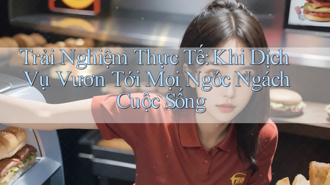 Trải Nghiệm Thực Tế: Khi Dịch Vụ Vươn Tới Mọi Ngóc Ngách Cuộc Sống Trải Nghiệm Thực Tế: Khi Dịch Vụ Vươn Tới Mọi Ngóc Ngách Cuộc Sống