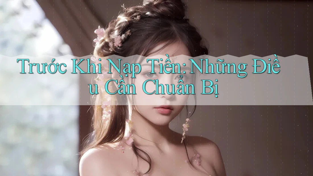 Trước Khi Nạp Tiền: Những Điều Cần Chuẩn Bị